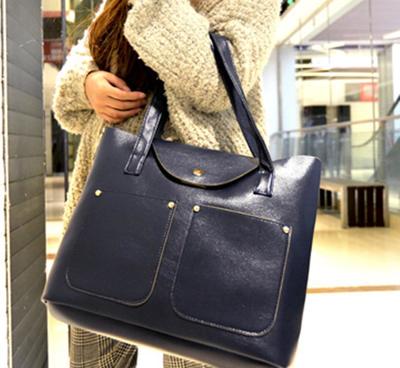 2014新款秋季單肩包 歐美簡約風(fēng)大容量休閑女包推薦